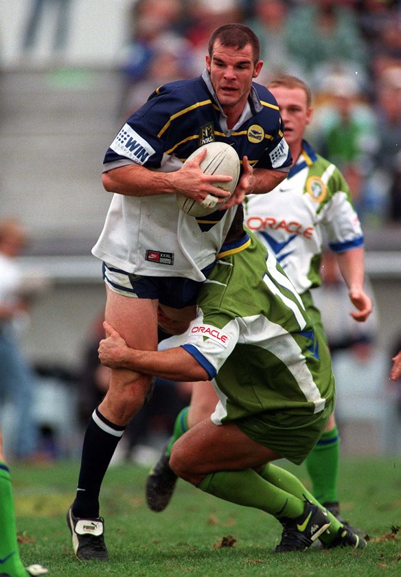 Roberts during his final season at North Queensland in 1998.