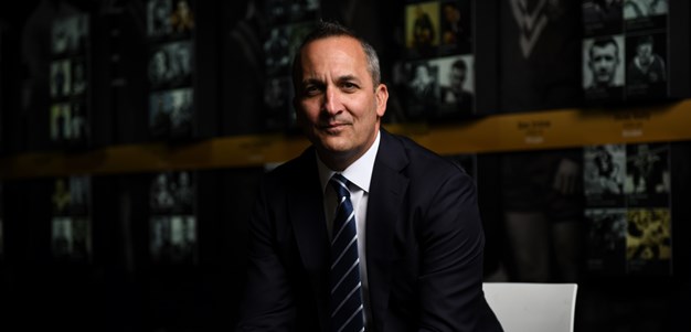 High praise from V'landys as Abdo installed as NRL CEO