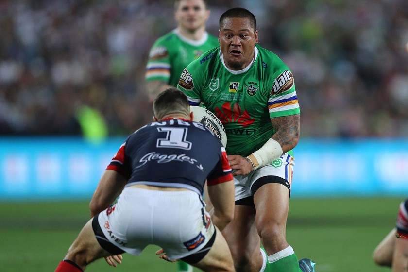 Former Raiders centre Joey Leilua has joined his brother at the Tigers.