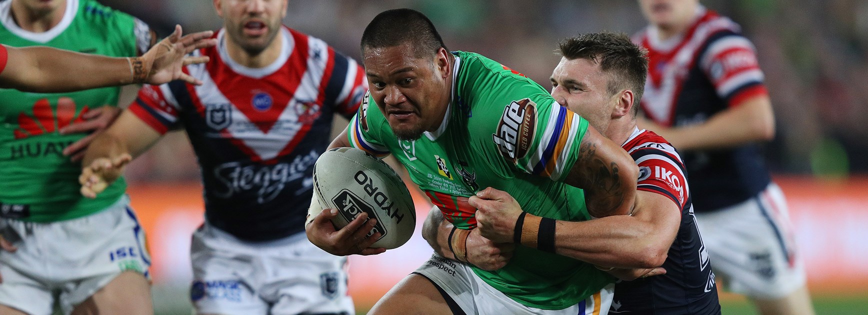 Raiders centre Joey Leilua.
