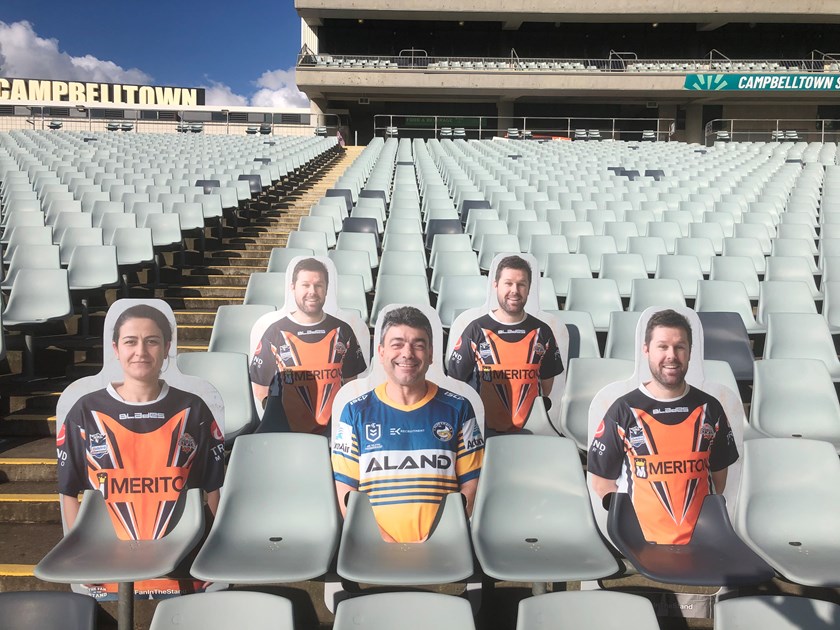 You can be a Fan In The Stand at an NRL game.