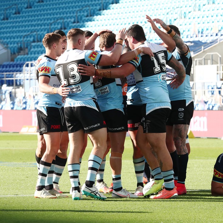 Johnson stars, Moylan hurt as Sharks blitz Titans