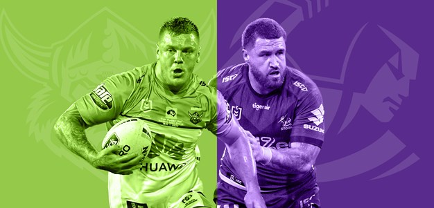 Raiders v Storm: Canberra hit by injuries; Vunivalu out