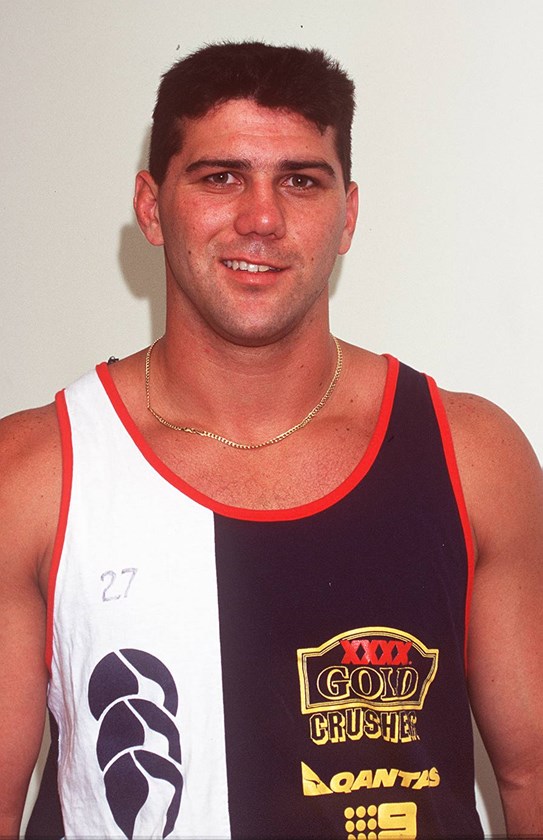 A youthful Sattler during his time with the South Queensland Crushers.