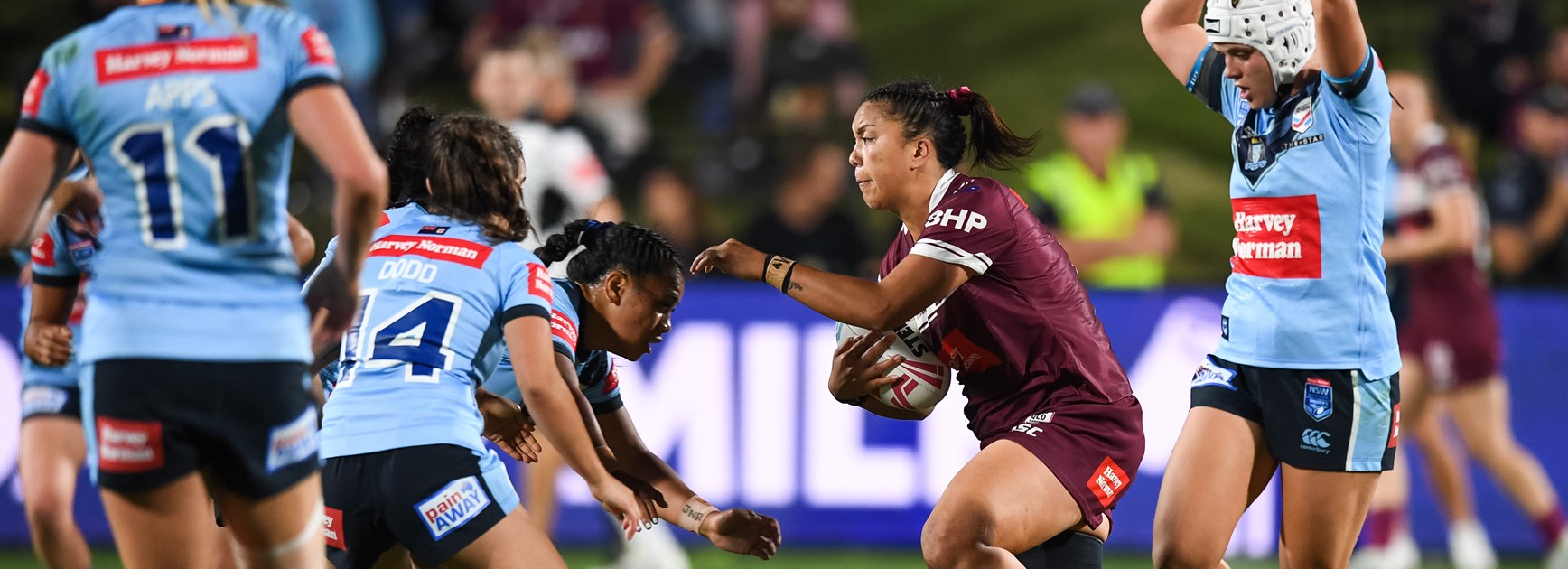 Maroons prop Shannon Mato.