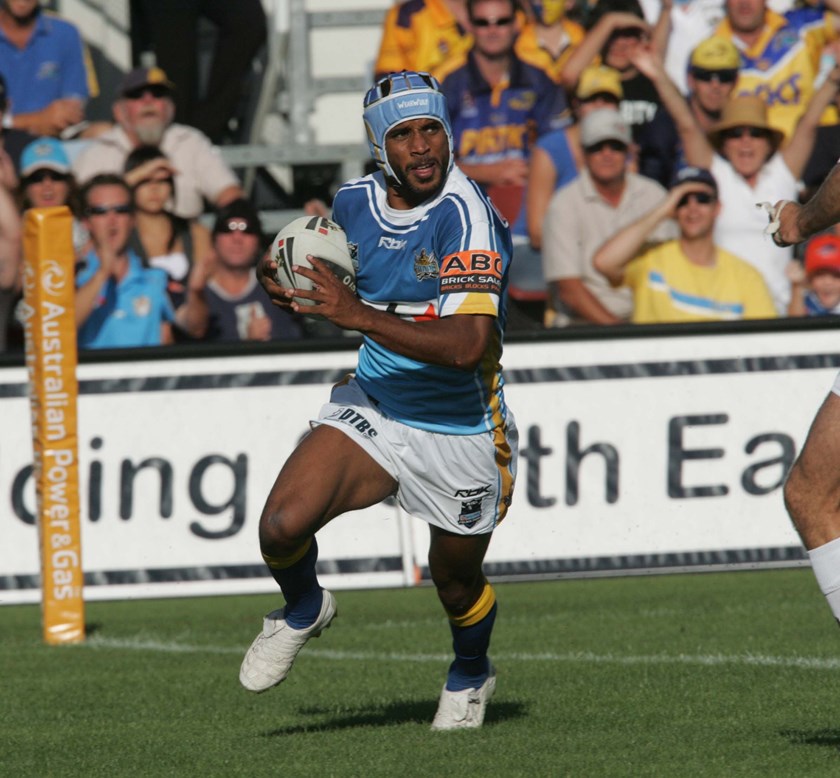 Preston Campbell was a foundation player at the Titans.