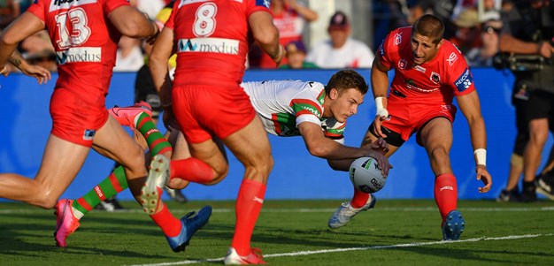Rabbitohs run riot in second half to put Dragons to sword