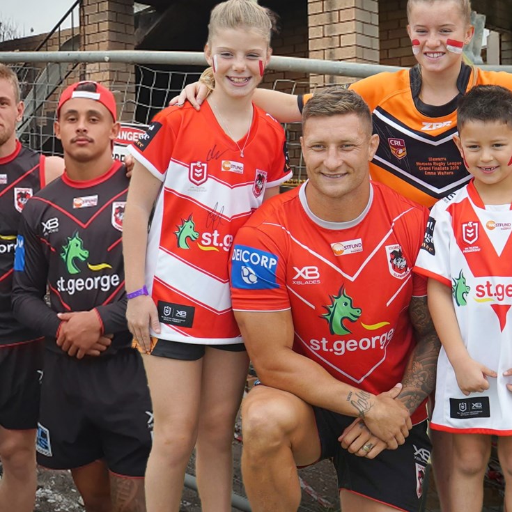Bushfire relief tour brings devastation home to Dragons