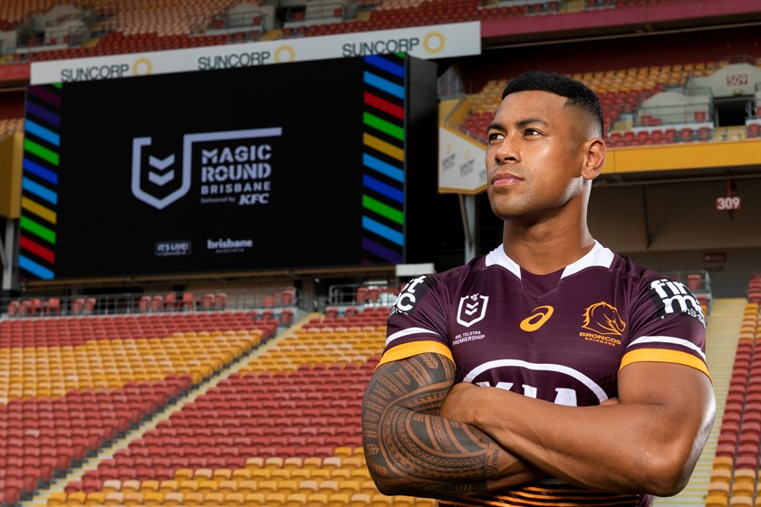 Brisbane outside back Jamayne Isaako.