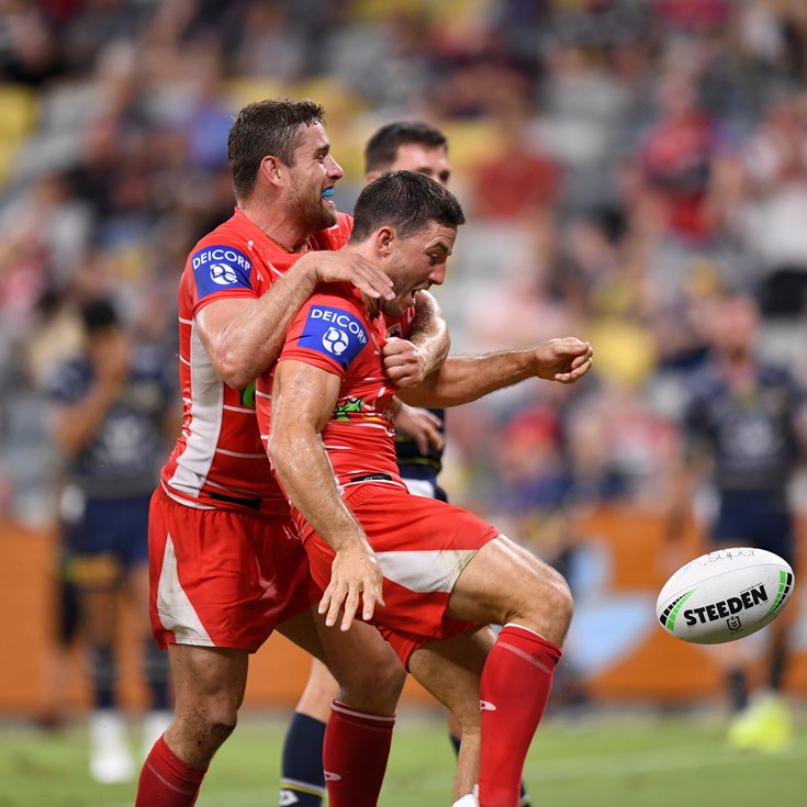 Hunt strikes golden form as Dragons outgun Cowboys