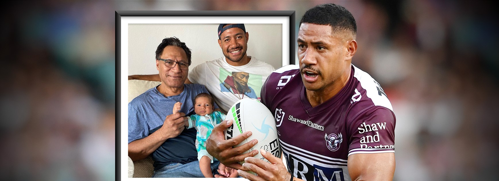 Night shifts to NRL: Manly giant honours dad's sacrifice for family