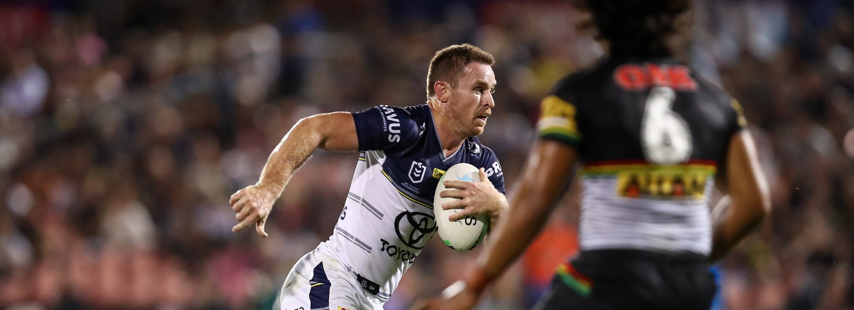 Cowboys half Michael Morgan.