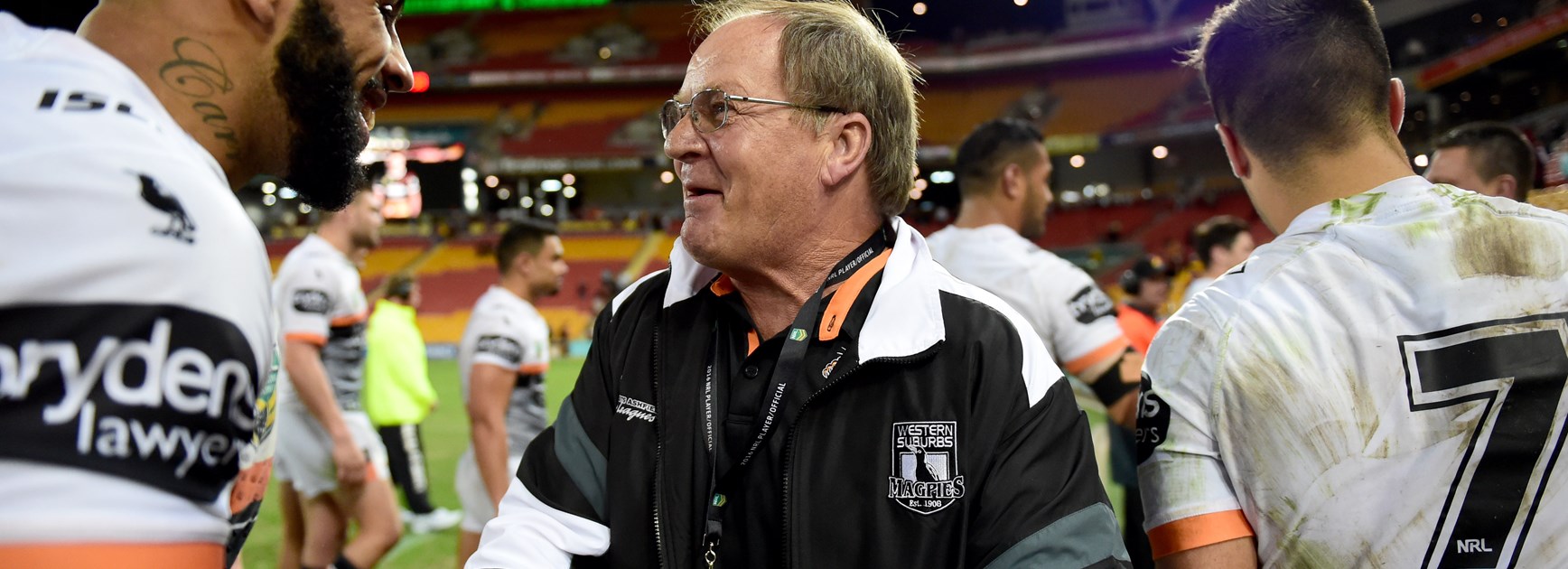 Josh Addo-Carr and Tommy Raudonikis.