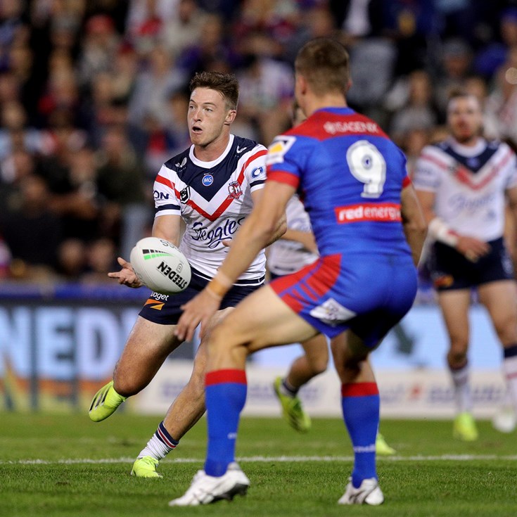 A tough little Rooster: Verrills played despite semi-detached retina