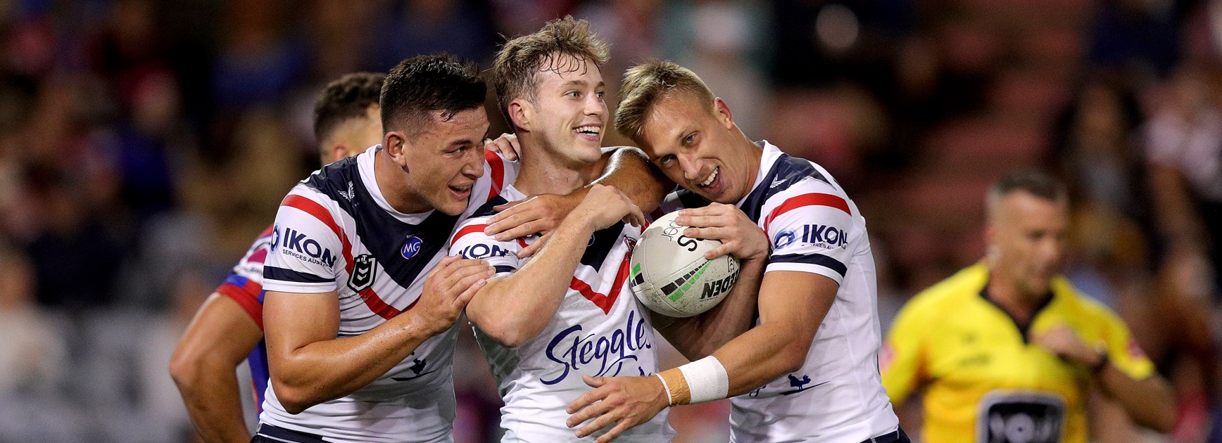 Roosters halfback Sam Walker.