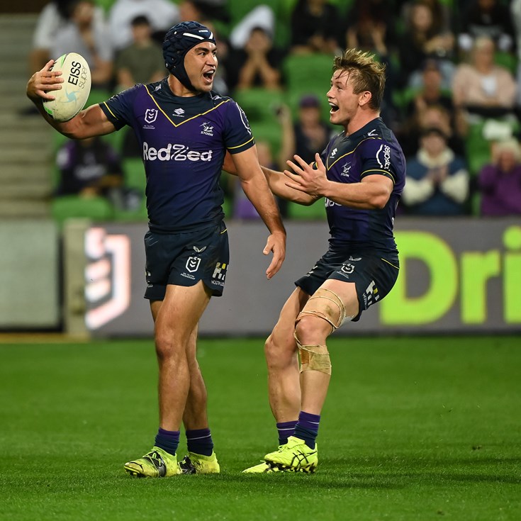 Bellamy speech sparks Storm to second-half blitz over Sharks