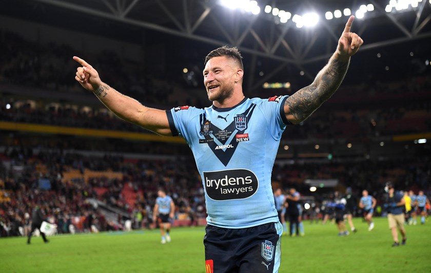 Sims helped NSW to reclaim the State of Origin Shield last season.