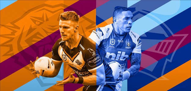 Wests Tigers v Knights preview: Hoy in for Ponga