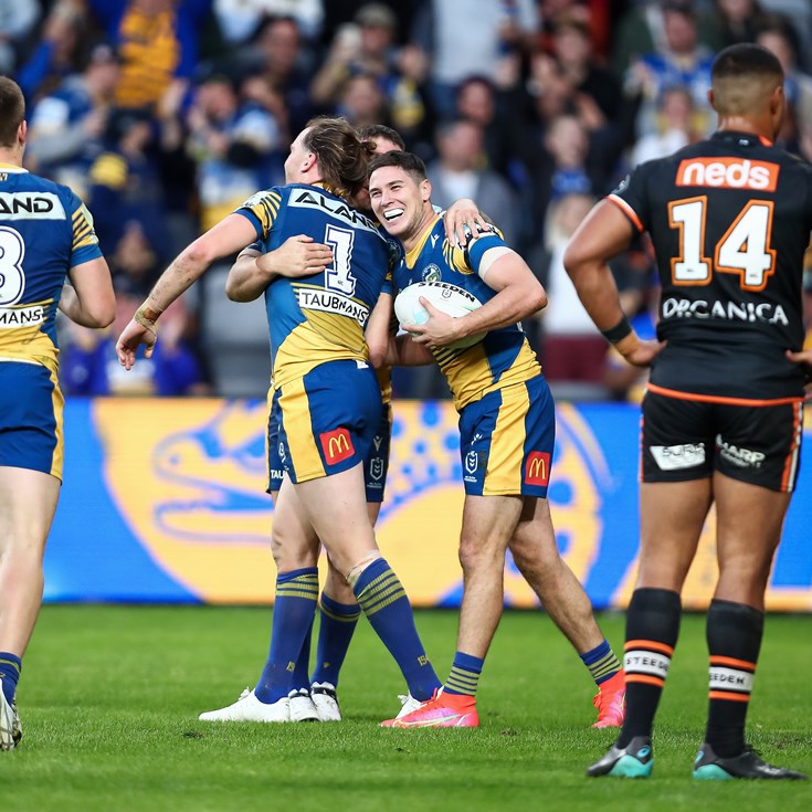 Moses leads Eels to Wests Tigers mauling