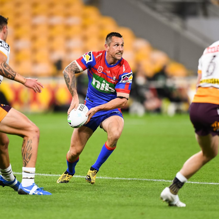 Pearce guides Knights to win over gritty Broncos