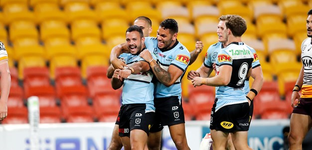 Sharks survive scare from Broncos to climb into top eight