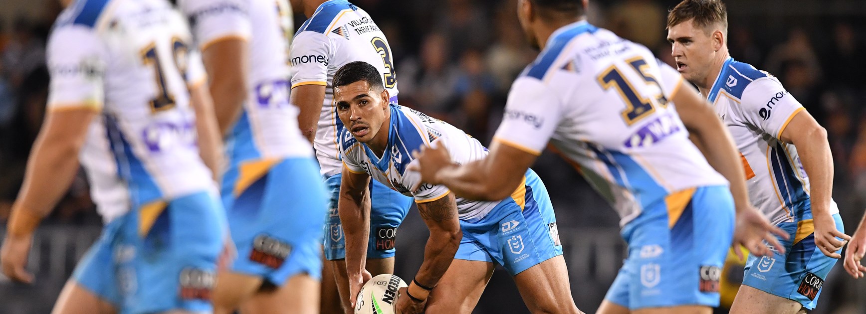 Titans halfback Jamal Fogarty.