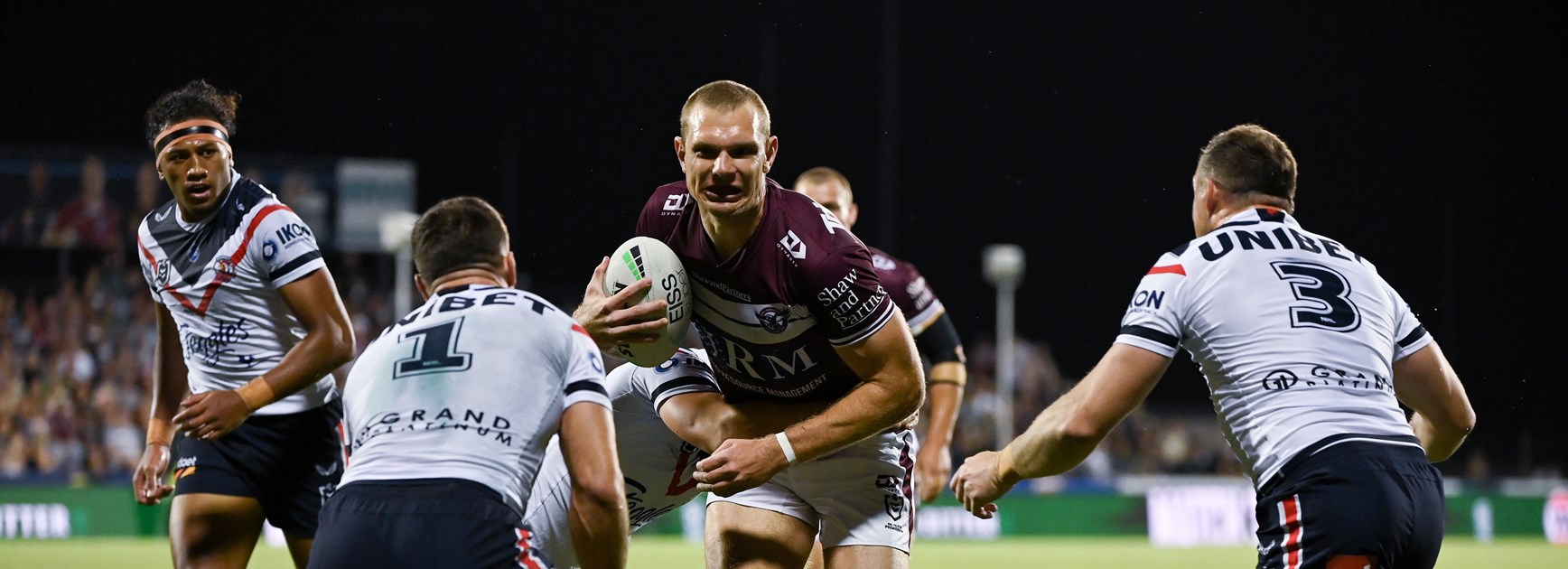 Manly fullback Tom Trbojevic.