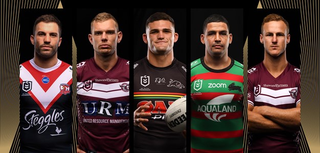 Five finalists revealed for 2021 Dally M Medal