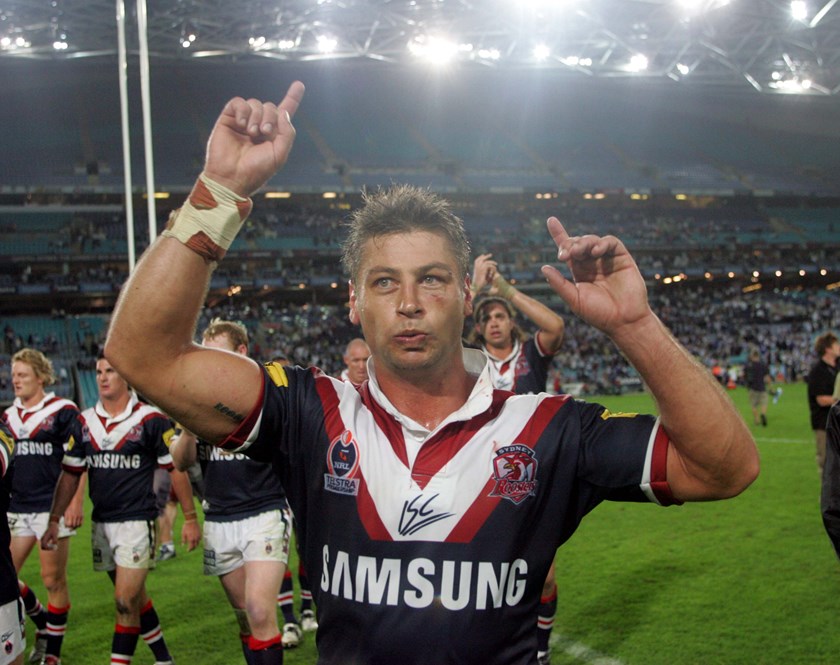 Luke Ricketson played 301 games for the Roosters from 1991 to 2005.