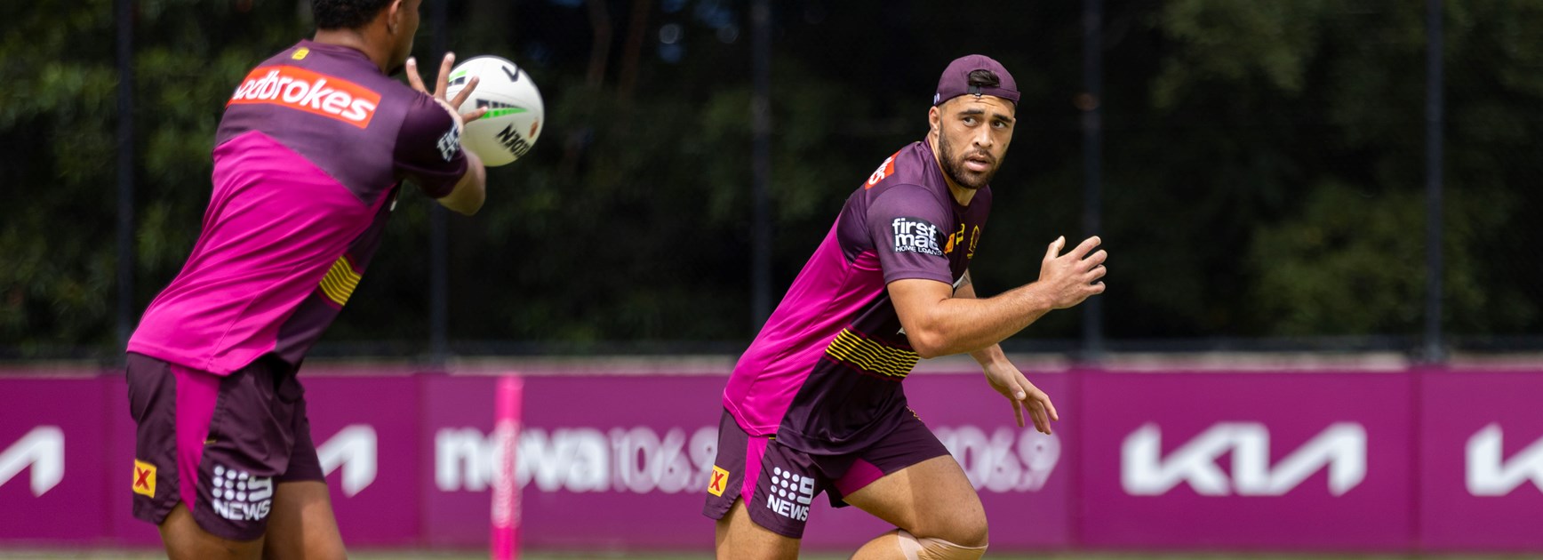 Broncos winger Jordan Pereira. 