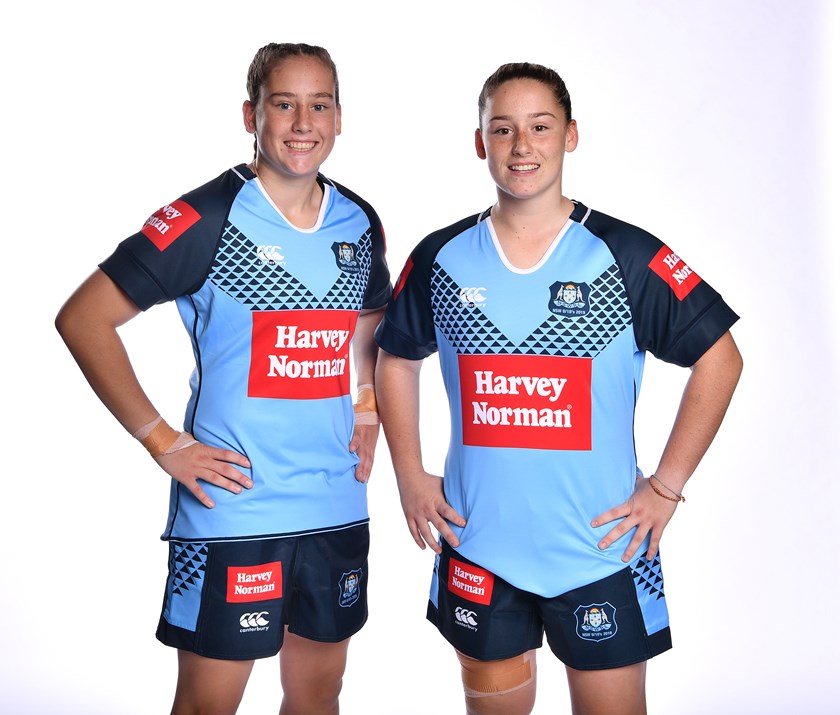 Emily and Sophie Curtain represented NSW under 18s in 2019.