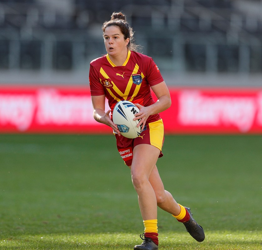 Dragons recruit Rachael Pearson made her NSW Country debut in 2021.