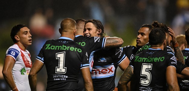 Sharks pile on points in derby win over Dragons