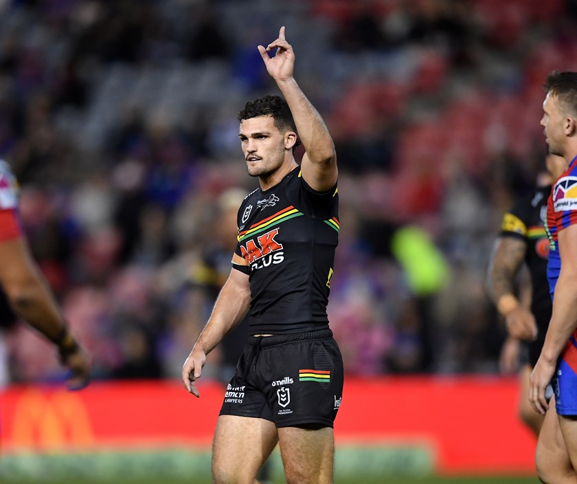 Nathan Cleary was dominant in Penrith's big win over Newcastle in Round 14.