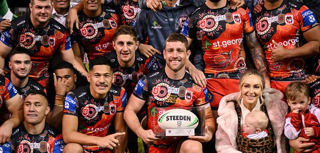 Dragons breathing fire as McCullough celebrates in style
