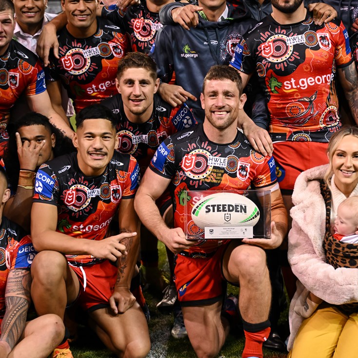 Dragons breathing fire as McCullough celebrates in style