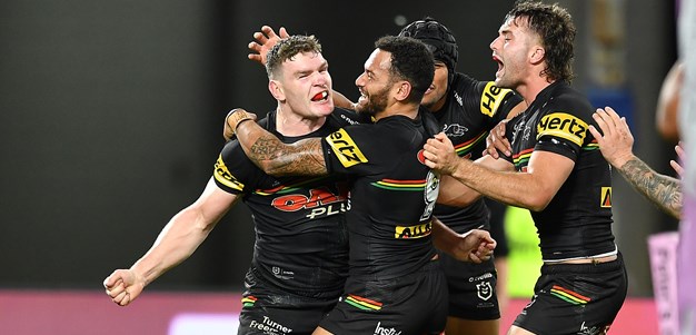 Martin's late try secures NRL Minor Premiership