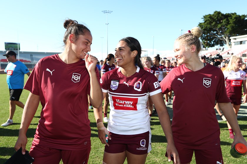 Tiana Raftstrand-Smith and Jasmine Peters have both gone on to play in the NRLW after featuring at the 2021 National Championships.