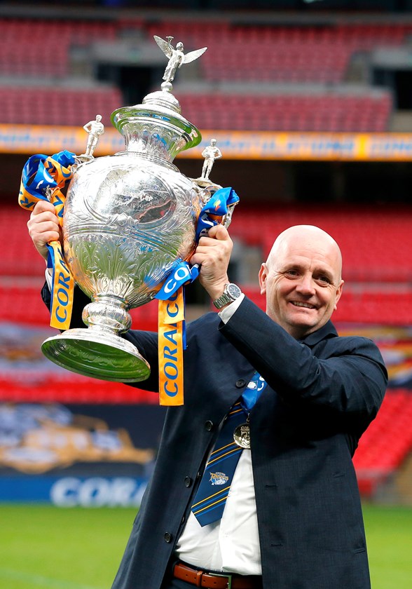 Richard Agar took Leeds to Challenge Cup glory in 2020