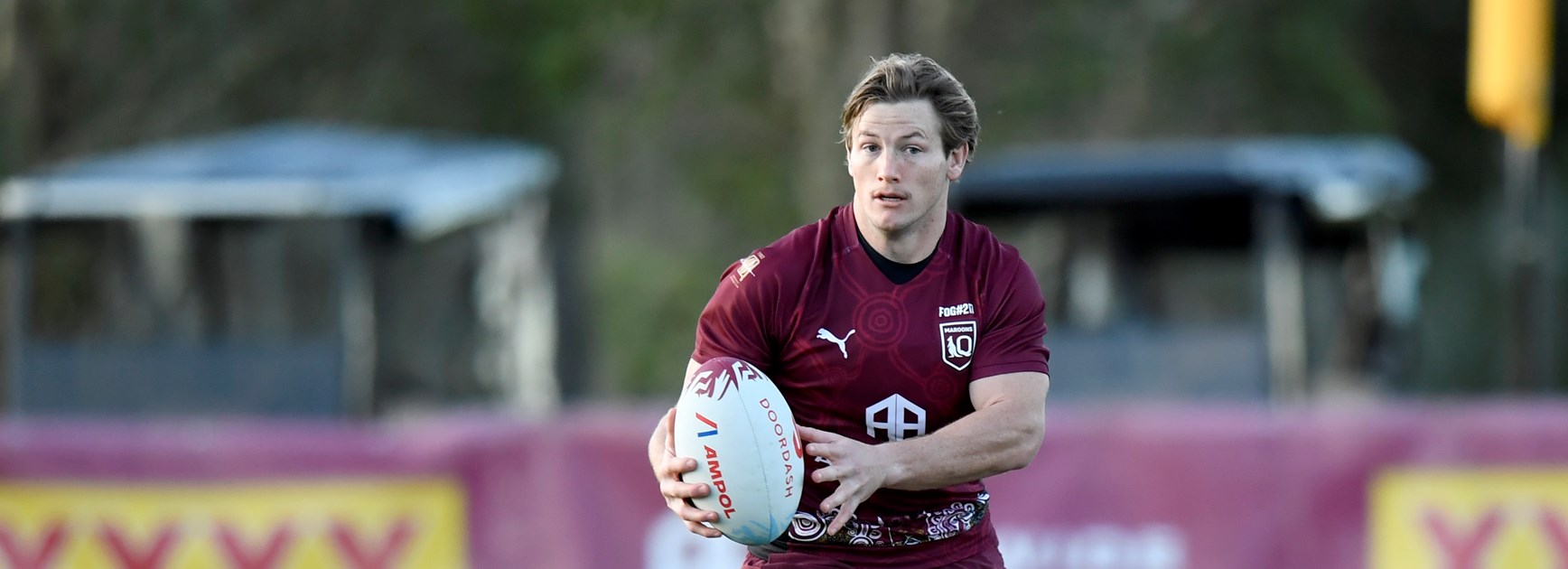 Grant living childhood dream in Maroons camp