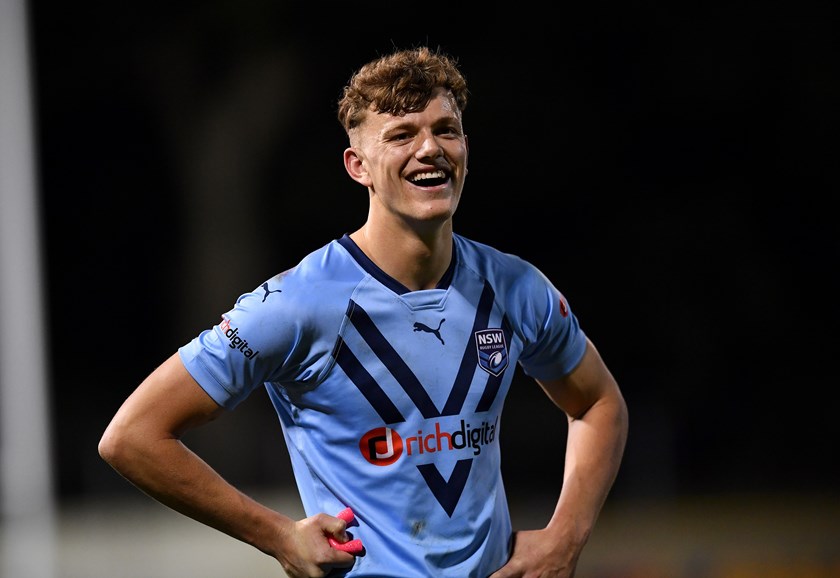 Blues winger Jack Bostock starred in the Under 19's State of Origin match.