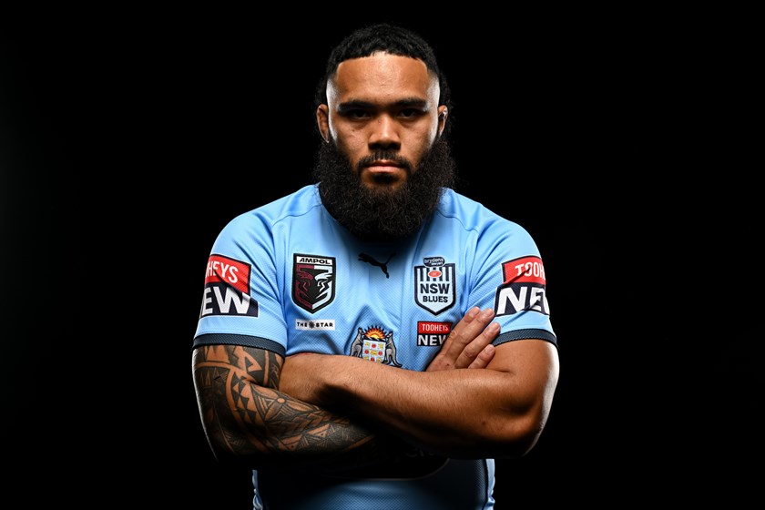 Siosifa Talakai will come off the bench for his Origin debut on Sunday night.
