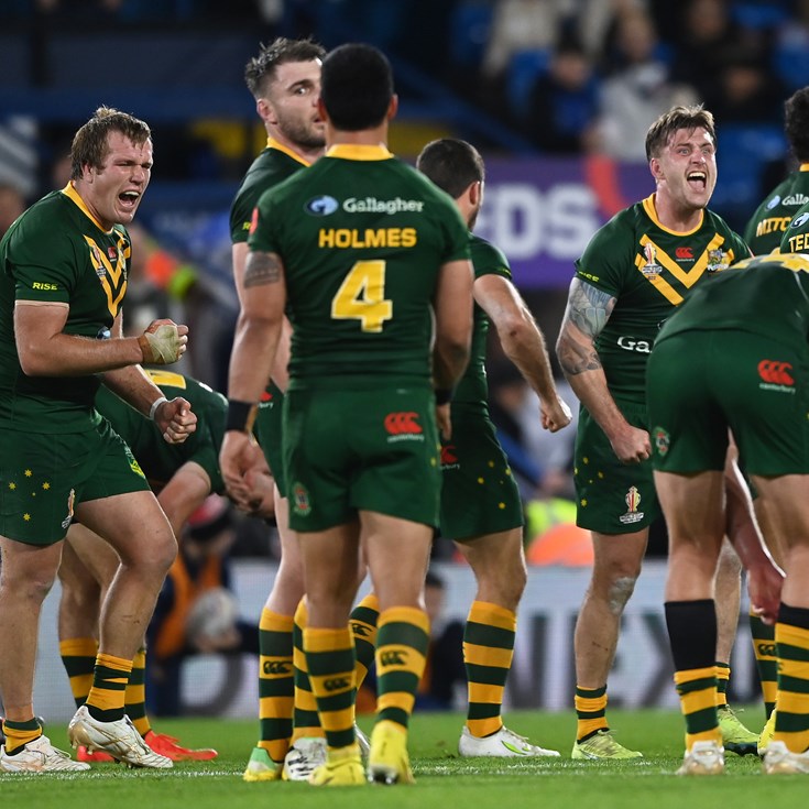 Kangaroos into Cup final after downing Kiwis in epic semi