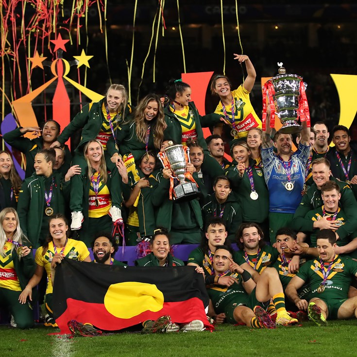 Kangaroos back on top after three years, Jillaroos stay No.1