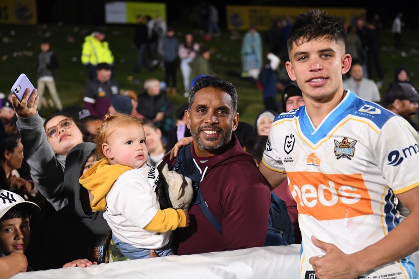 Campbell's son Jayden is following in his footsteps