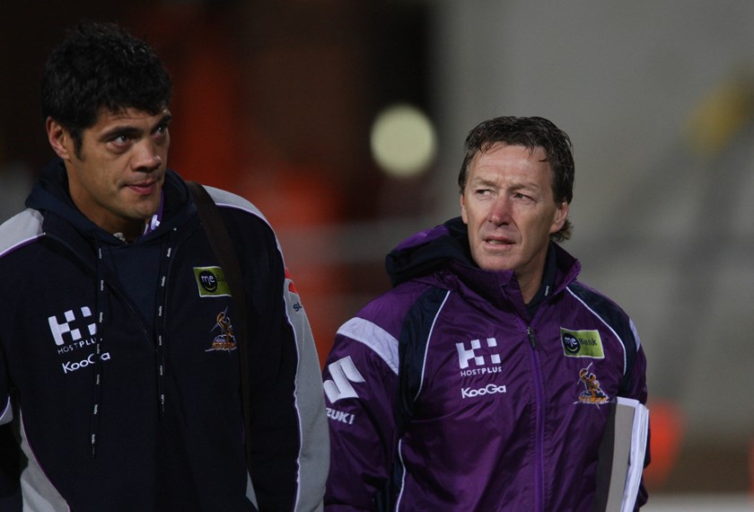 Stephen Kearney and Craig Bellamy in 2010