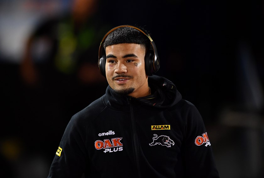 May has two tattoos in on his face - the word 'pain' and a broken heart emoji.