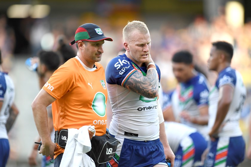 Saturday night was Barnett's first game back since injuring his neck in Round 3. ©NRL Photos