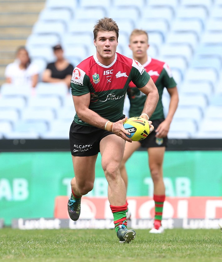 Angus Crichton started in the Rabbitohs under 20s team