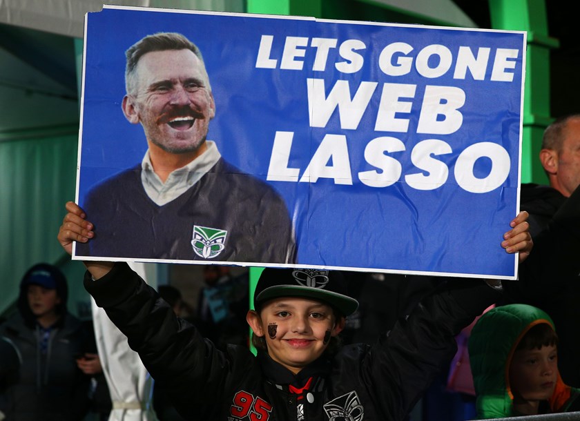 Warriors fans have got behind Andrew Webster's team since they returned home this year.